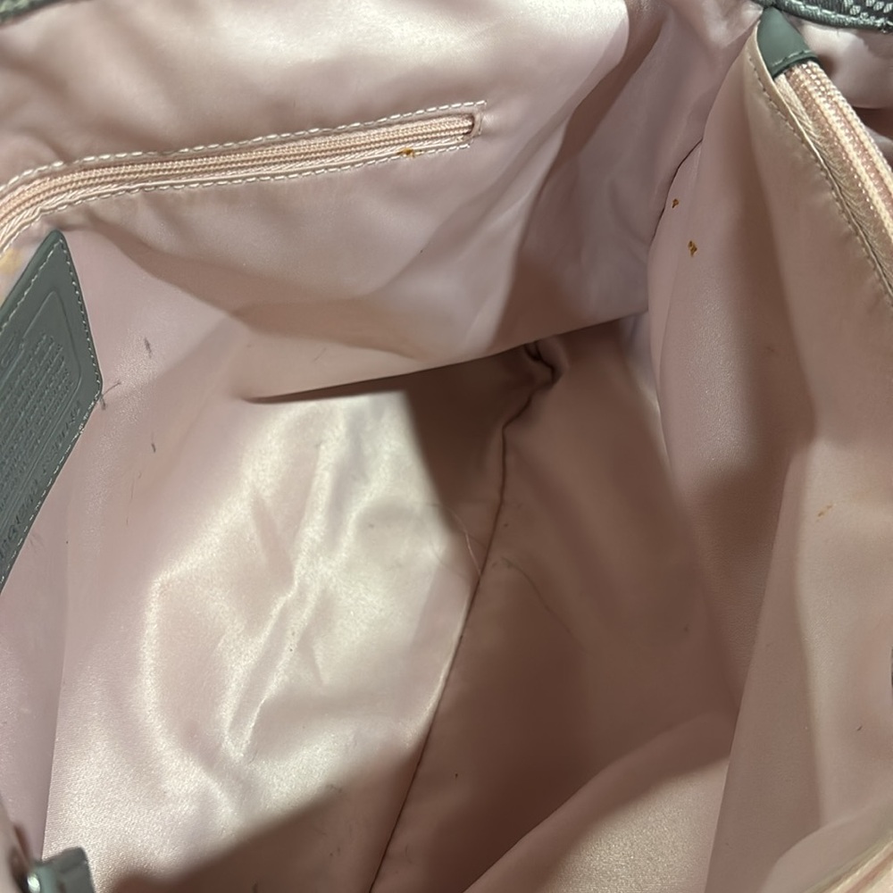 Coach Gray Ashley Dotted Op Carryall Bag‎ - Picture 13 of 15